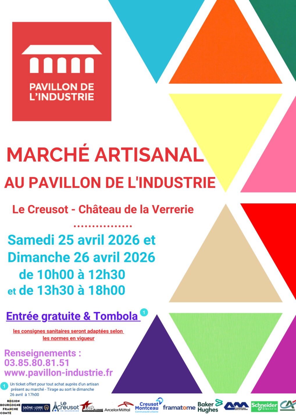 Marché artisanal Pavillon de l&rsquo;Industrie Le Creusot