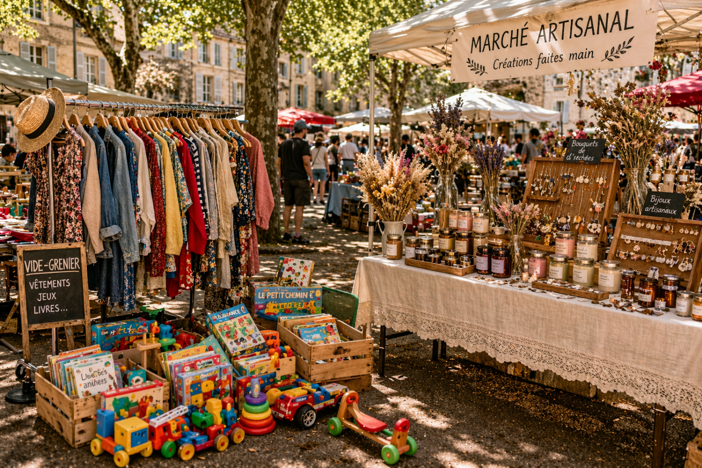 Marché Artisanal & Vide Grenier  Ligny-le-Ribault