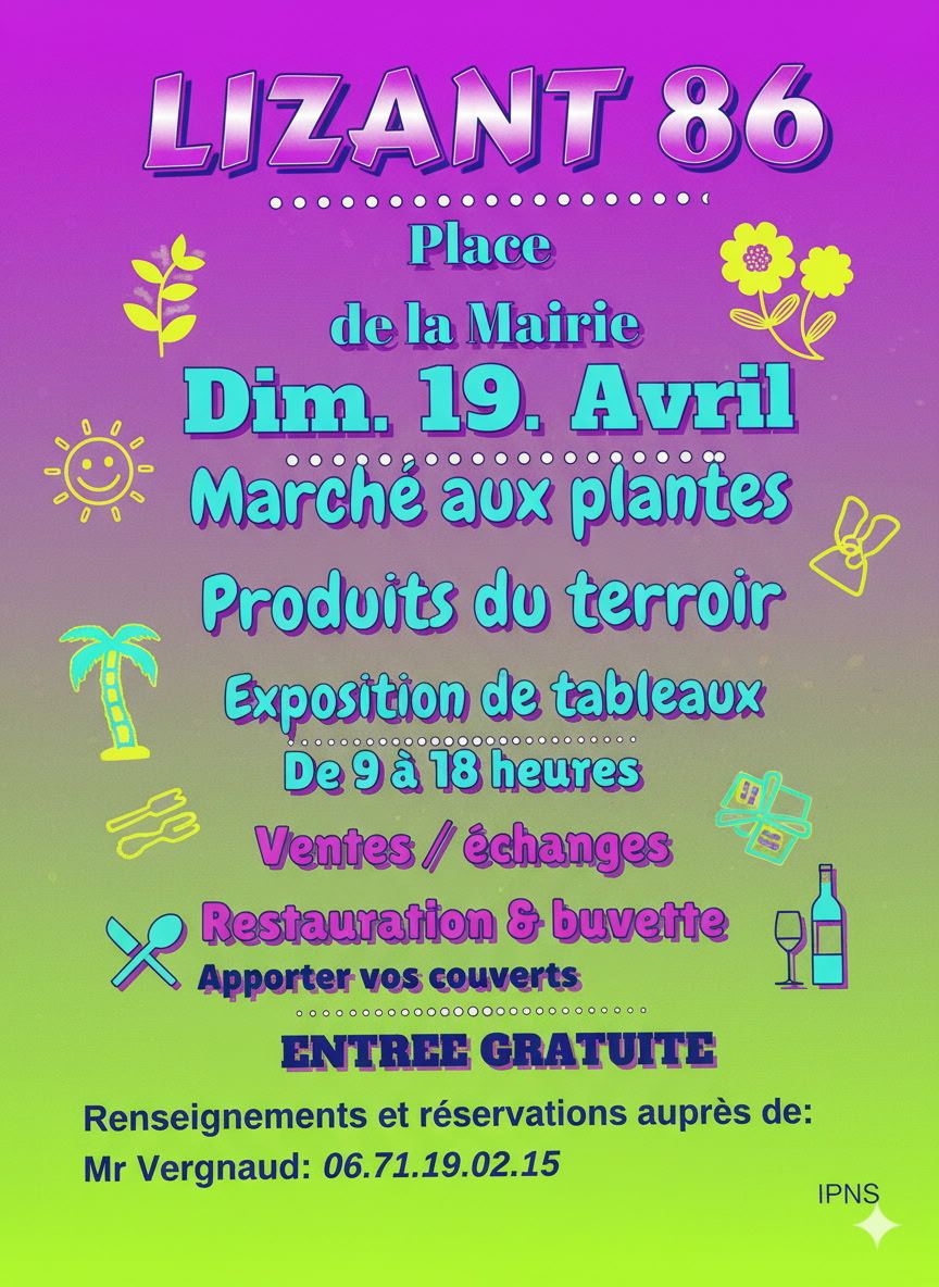 Marché au plantes  Lizant