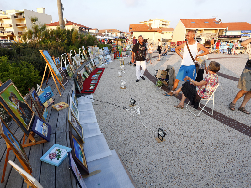 Marché aux artistes  Biscarrosse