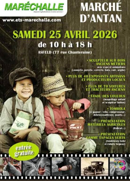 Marché d&rsquo;Antan MARECHALLE Asfeld