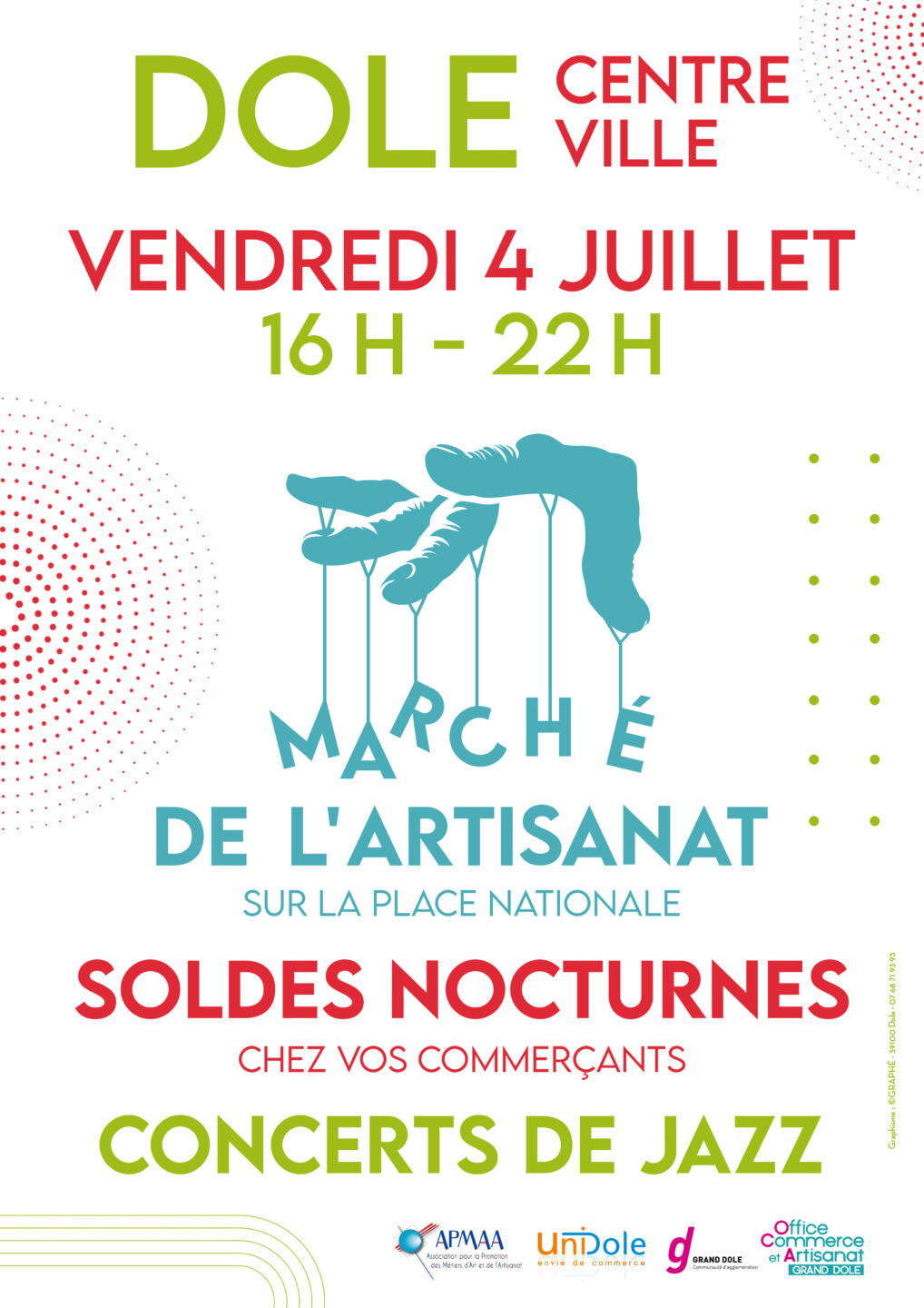 Marché de l'artisanat Place Nationale Charles de Gaulle Dole 2026-07-03