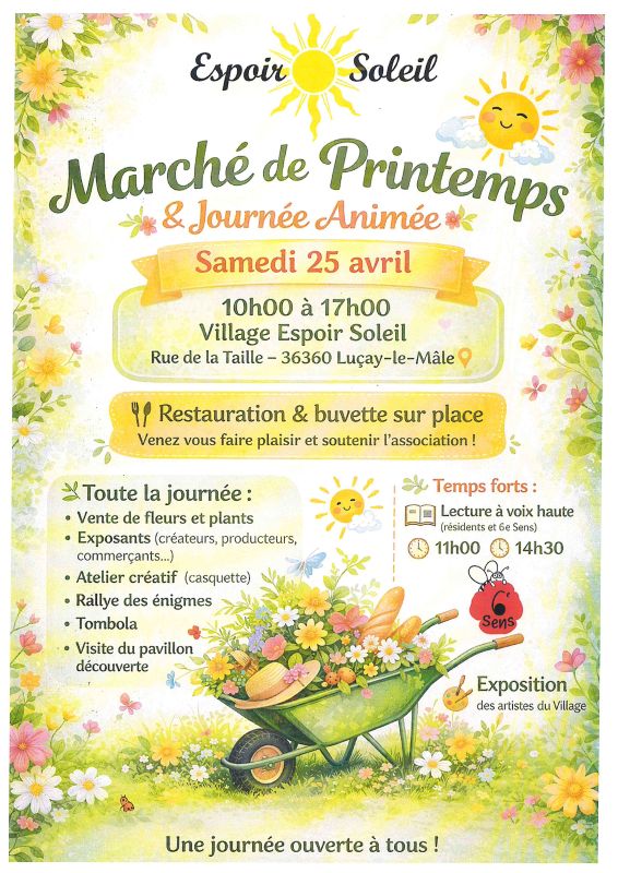 Marché de Printemps  Luçay-le-Mâle