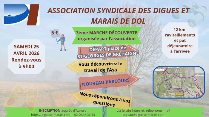 Marche Découverte, place du bourg, Saint-Georges-de-Gréhaigne