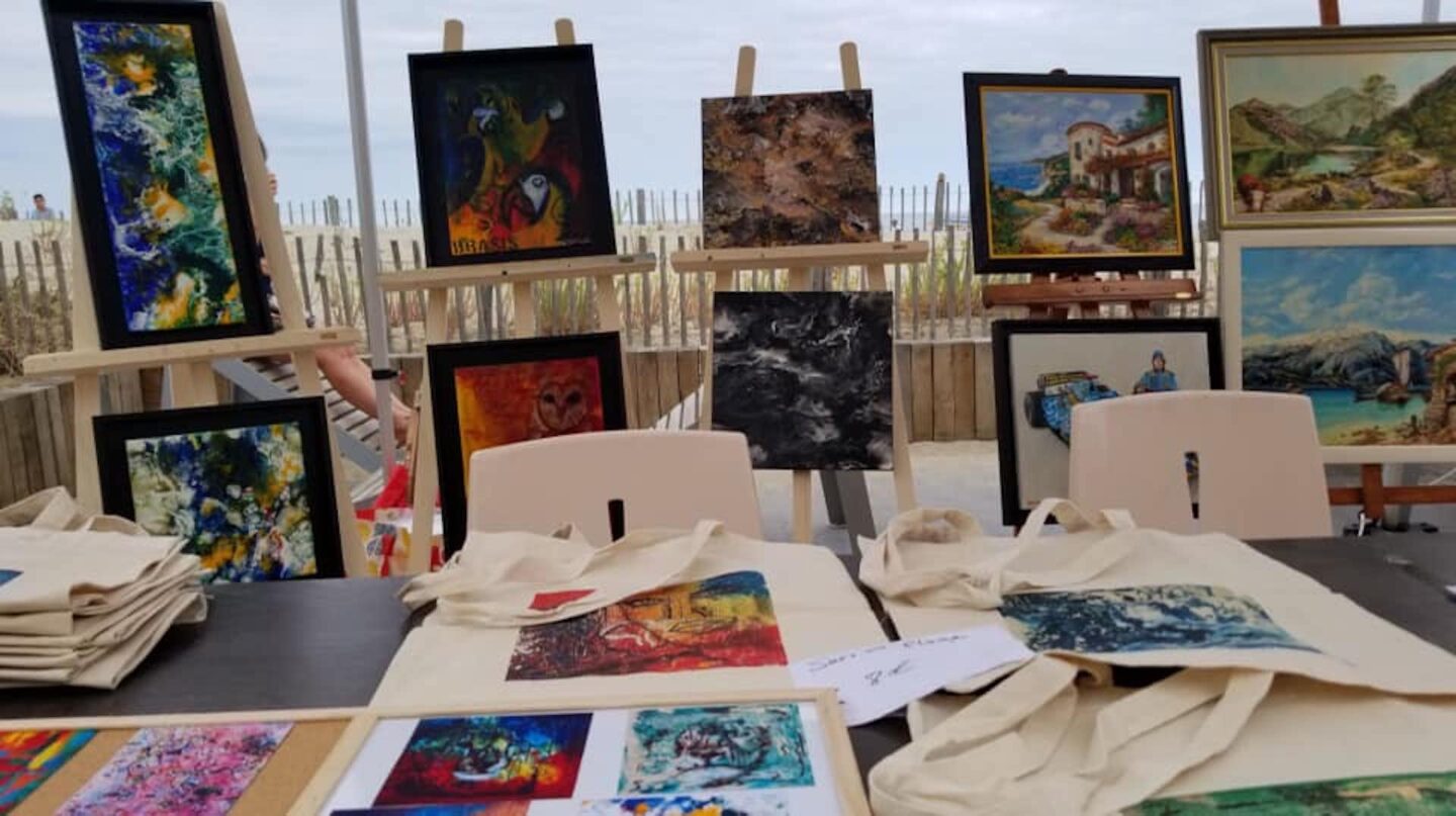 MARCHÉ D&rsquo;ÉTÉ DES PEINTRES ET ARTISANS Place Maillol Saint-Cyprien