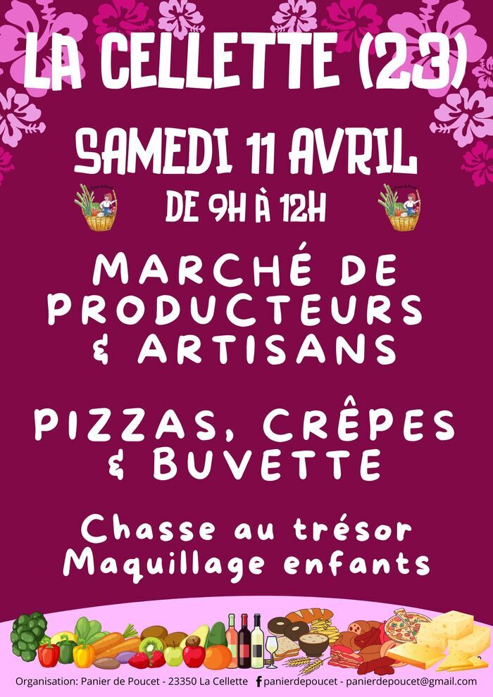Marché et Chasse au trésor du Panier de Poucet Parc Saincthorent, La Cellette 23350 La Cellette