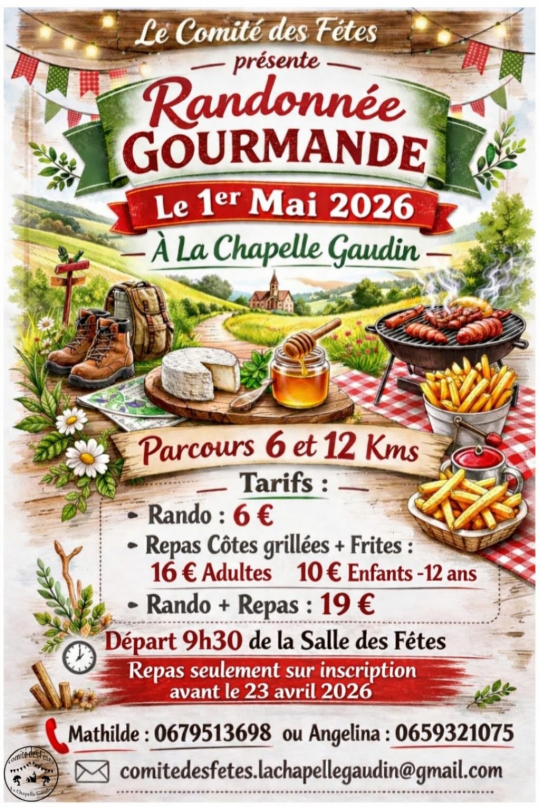 Marche gourmande Salle des fêtes Argentonnay