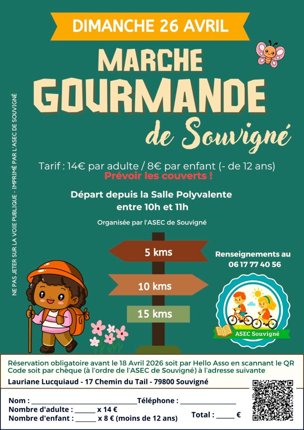 Marche gourmande de Souvigné Salle polyvalente Souvigné 2026-04-26