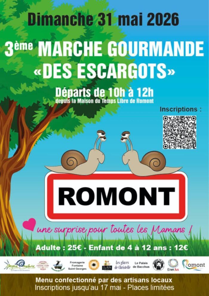 Marche gourmande des escargots Romont Romont