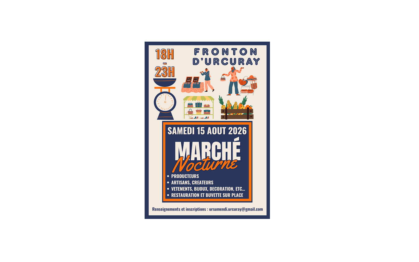 Marché nocturne  Hasparren