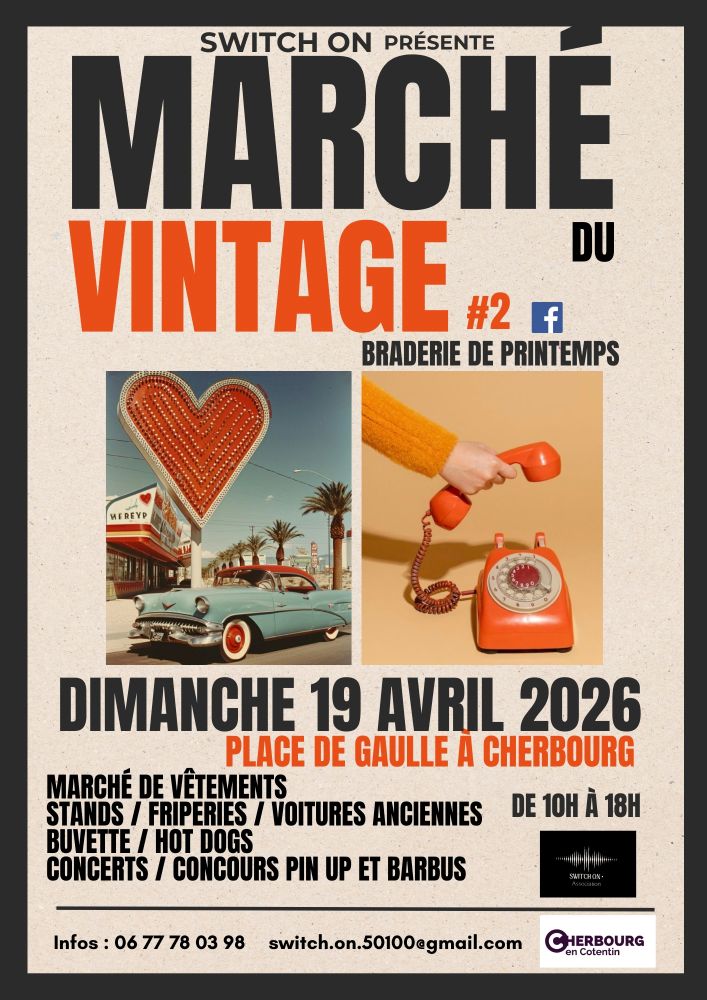 Marché Vintage Cherbourg Place de Gaulle Cherbourg-en-Cotentin
