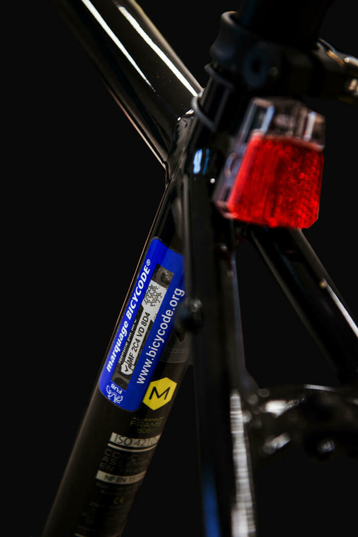 Marquage vélos et trottinettes, Office municipal des Sports d&rsquo;Alès, Alès