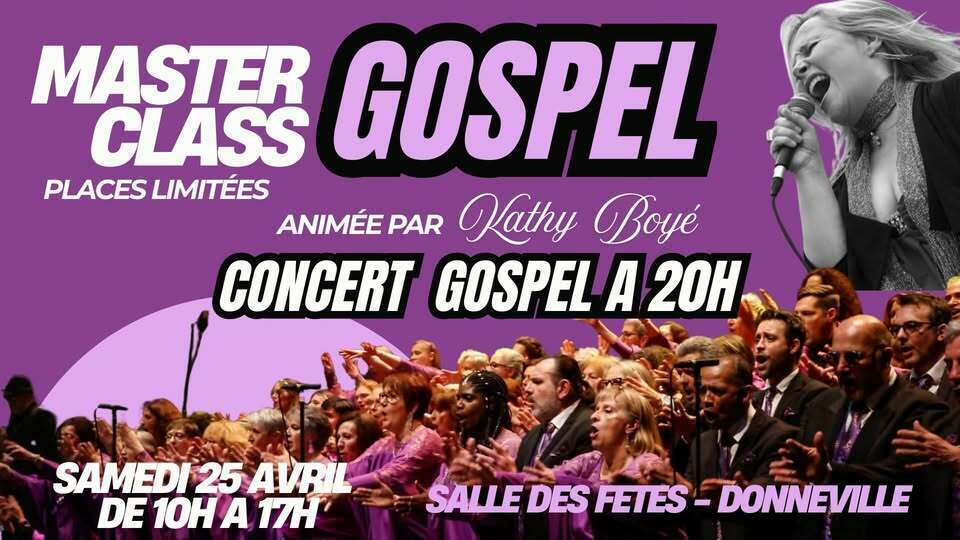 MASTERCLASS GOSPEL ET CONCERT GOSPEL Salle des fêtes Cabanac à Donneville Donneville