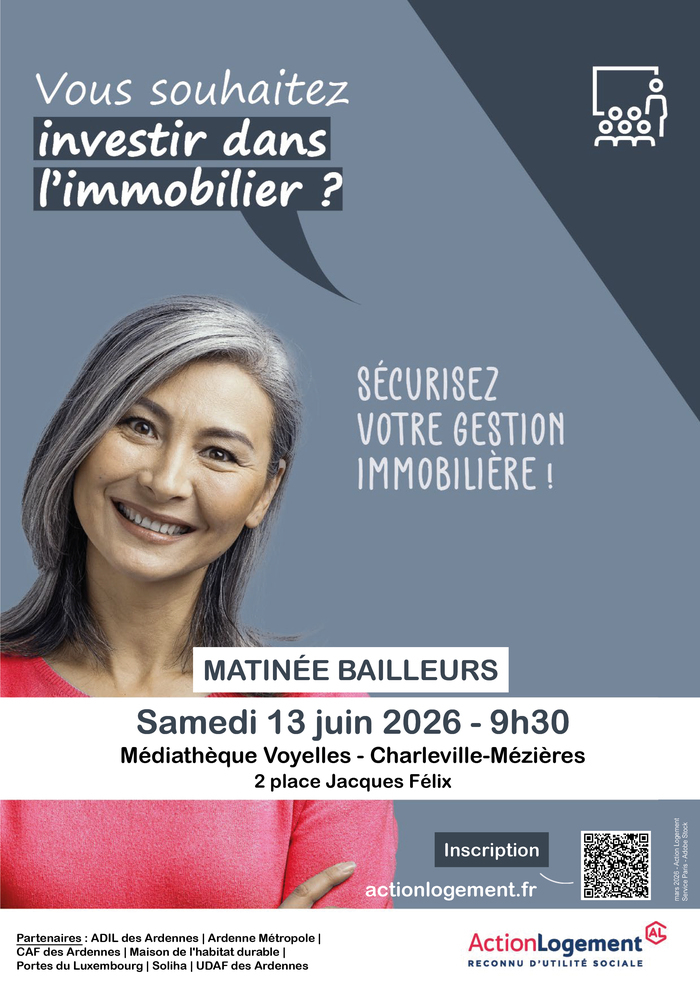 Matinée Bailleurs Médiathèque Voyelles Charleville-Mézières