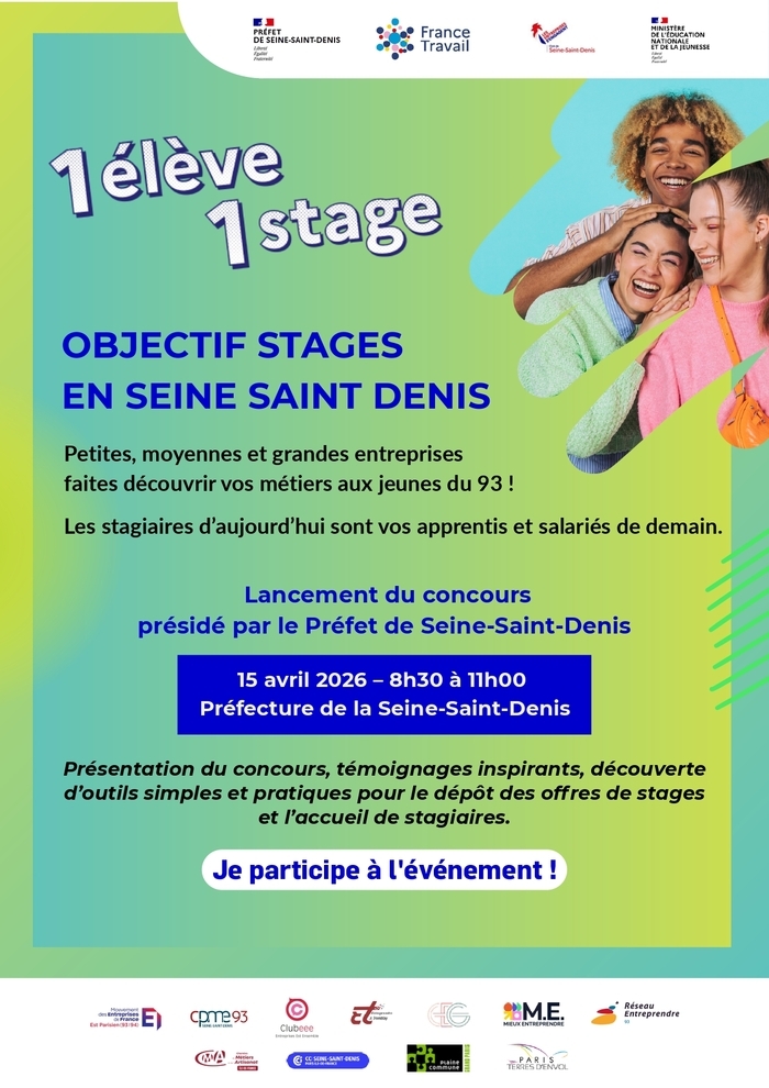 ME : Faites découvrir votre entreprise aux nouveaux stagiaires !, Préfecture de la Seine-Saint-Denis, Bobigny