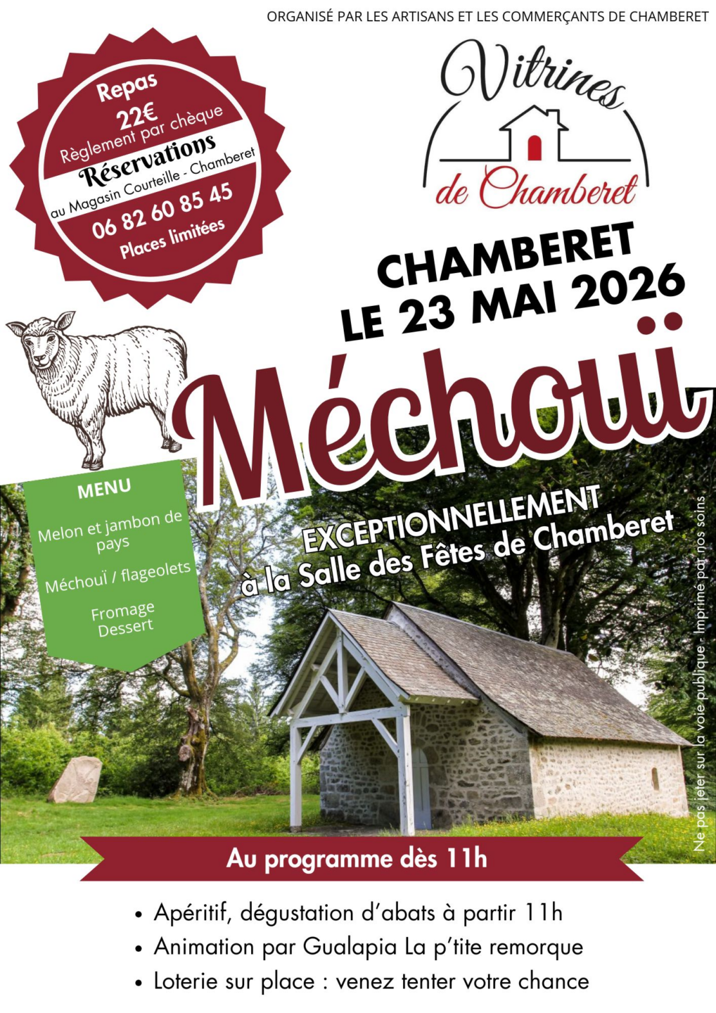 Méchoui à Chamberet  Chamberet