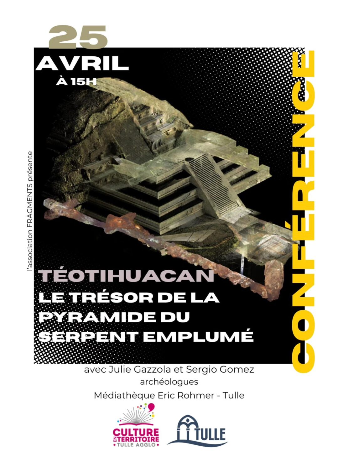 Médiathèque Conférence Téotihuacan  Tulle