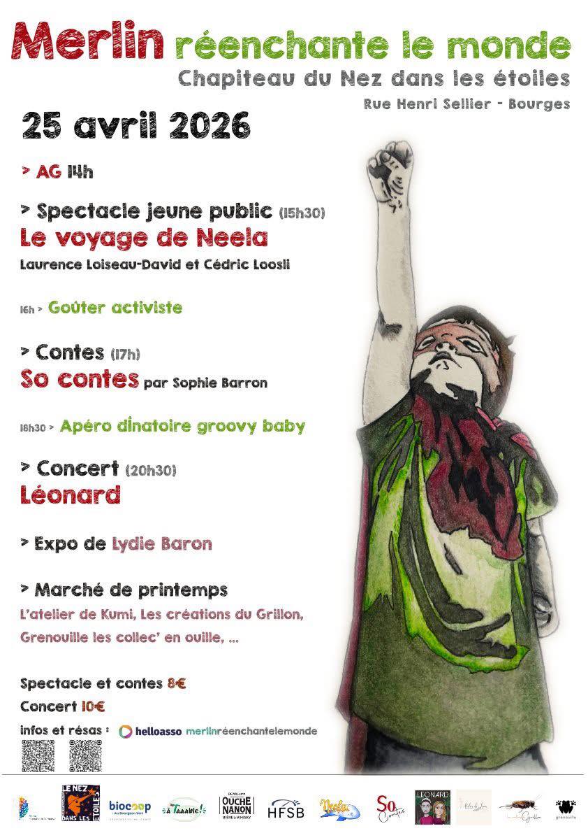 Merlin Réenchante le Monde Rue Henri Sellier Bourges 2026-04-25