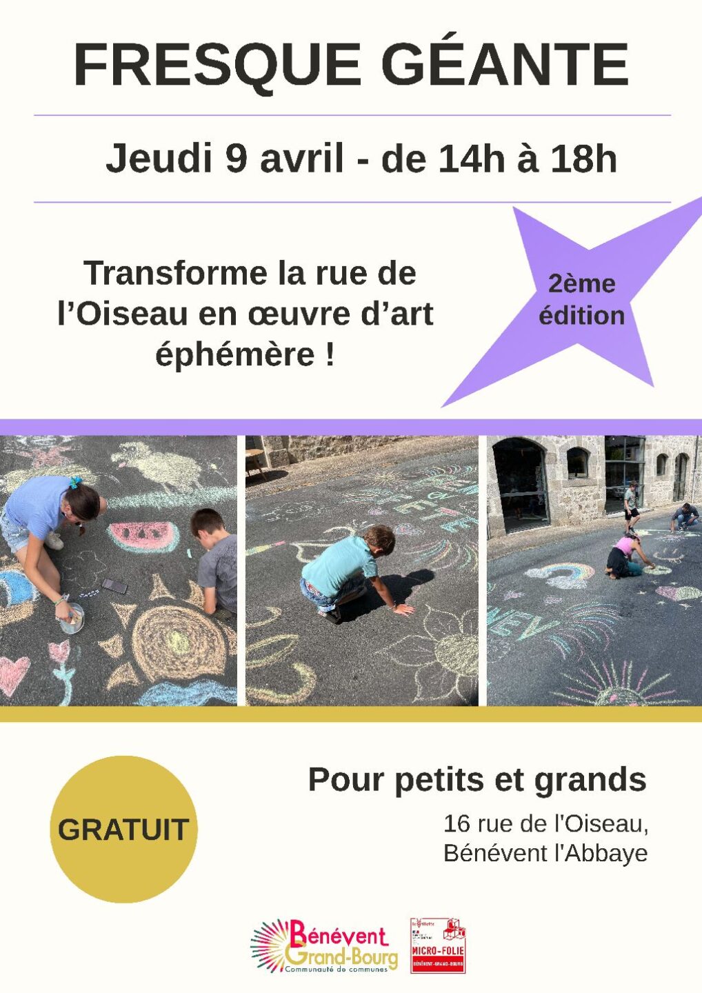 Micro-Folie Fresque Géante  Bénévent-l&rsquo;Abbaye