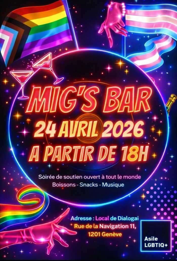 Mig's Bar Soirée de soutien Autre lieu Genève