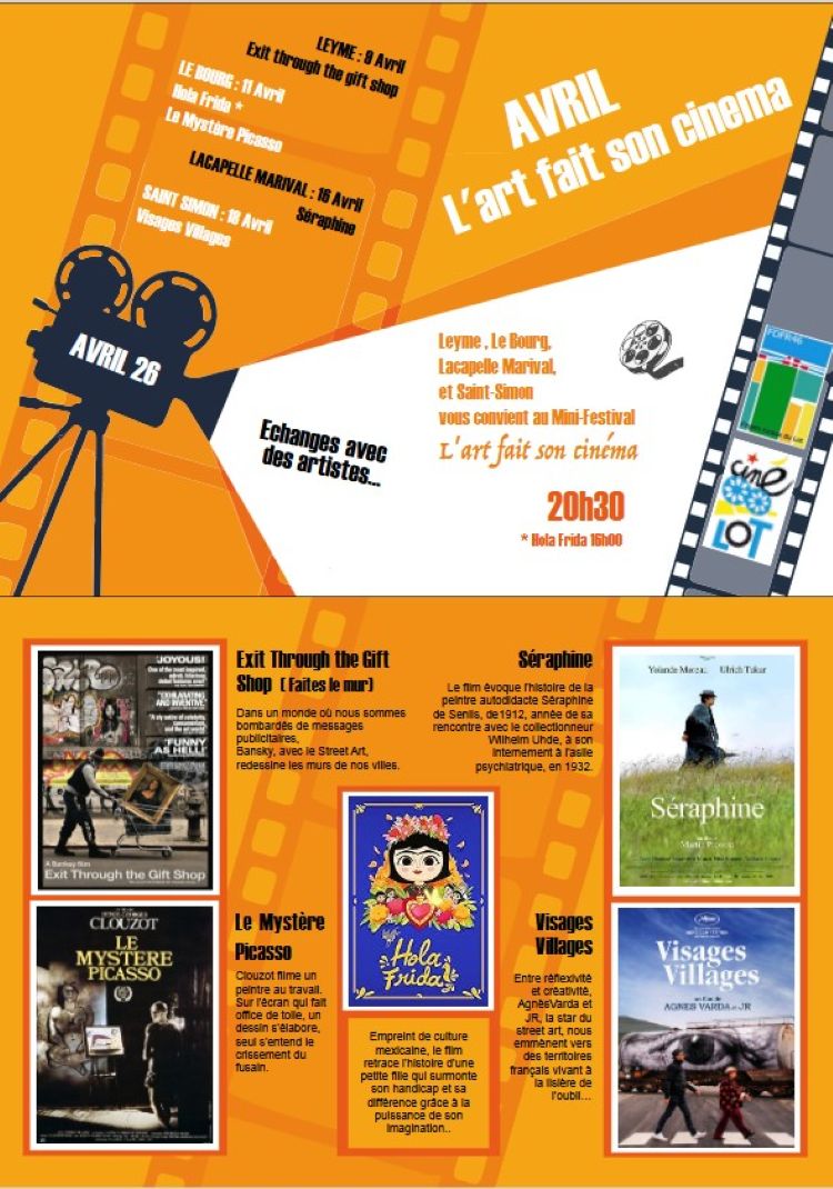 Mini festival du cinéma à Leyme Exit through the gift shop, faites le mur !  Leyme