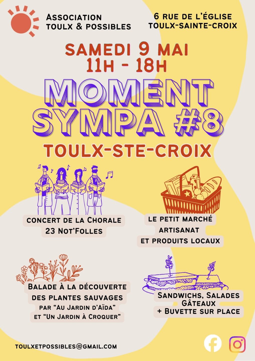 Moment sympa #8 Mairie Salle des fêtes et Jardin Toulx-Sainte-Croix