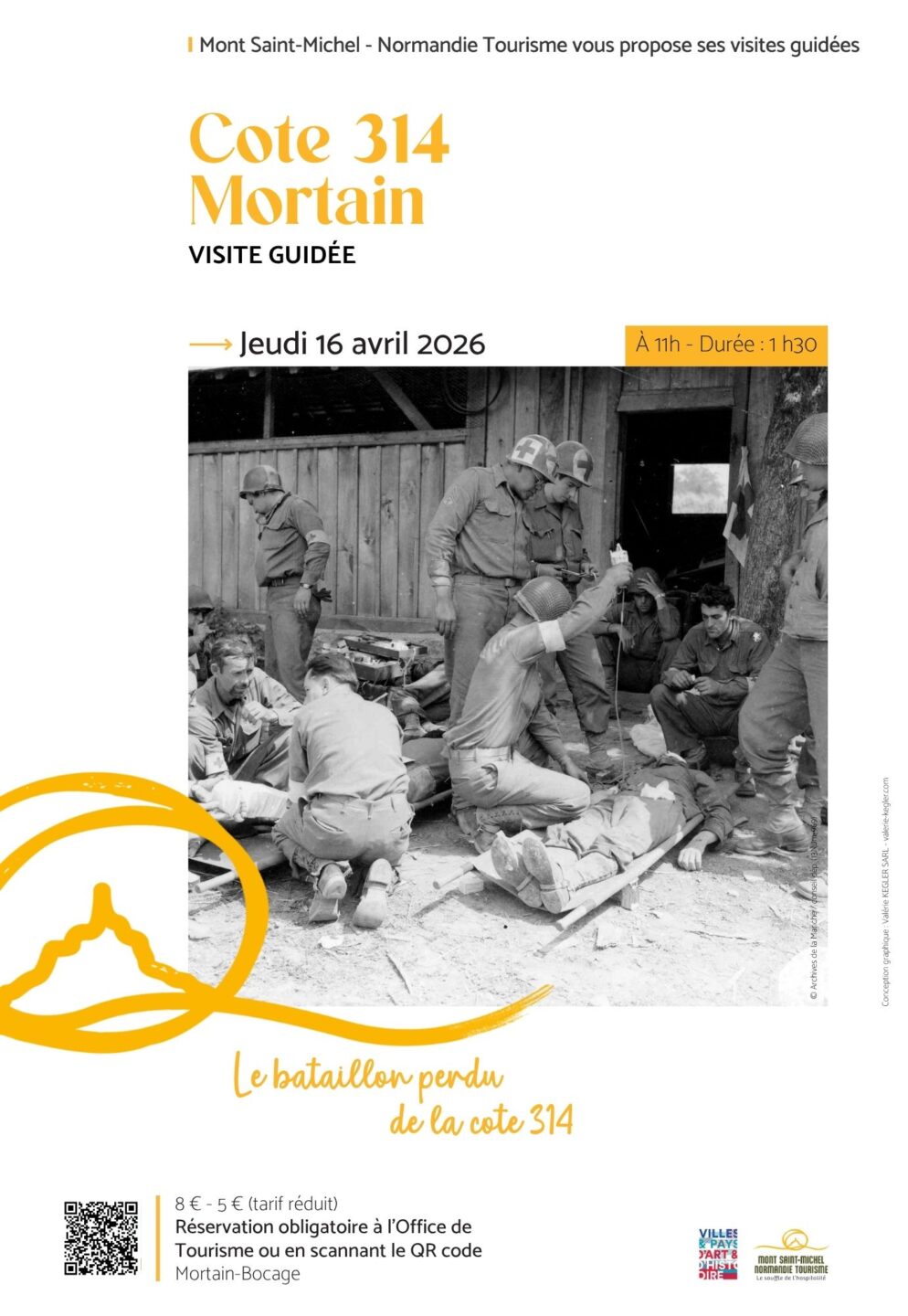 Mortain, été 1944 Parking Petite Chapelle Mortain-Bocage