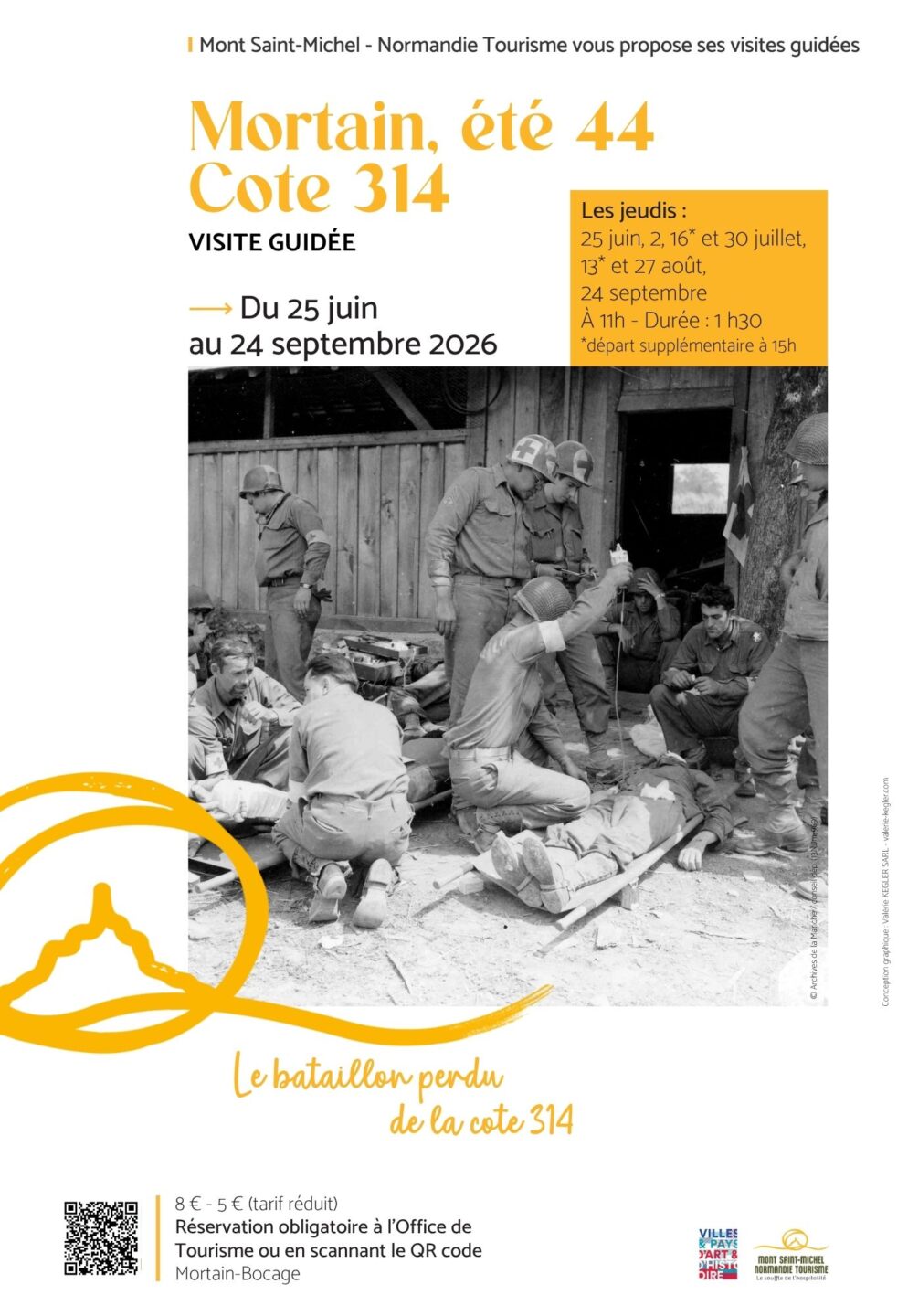 Mortain, été 1944 Parking Petite Chapelle Mortain-Bocage