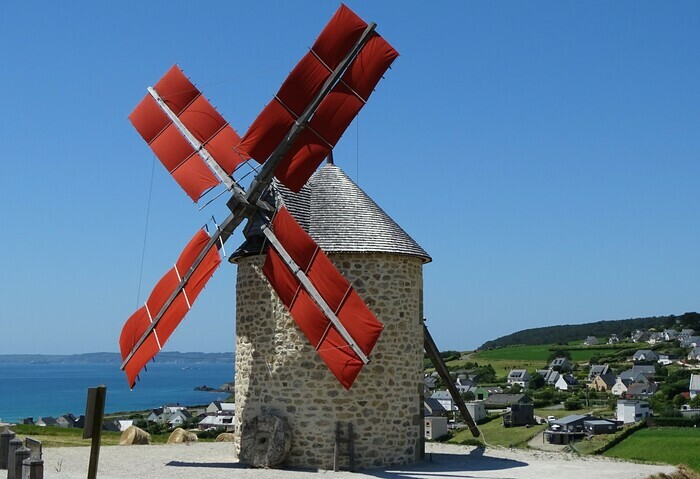 Moulin à vent de Luzéoc, Moulin à vent de Luzéoc, Telgruc-sur-Mer