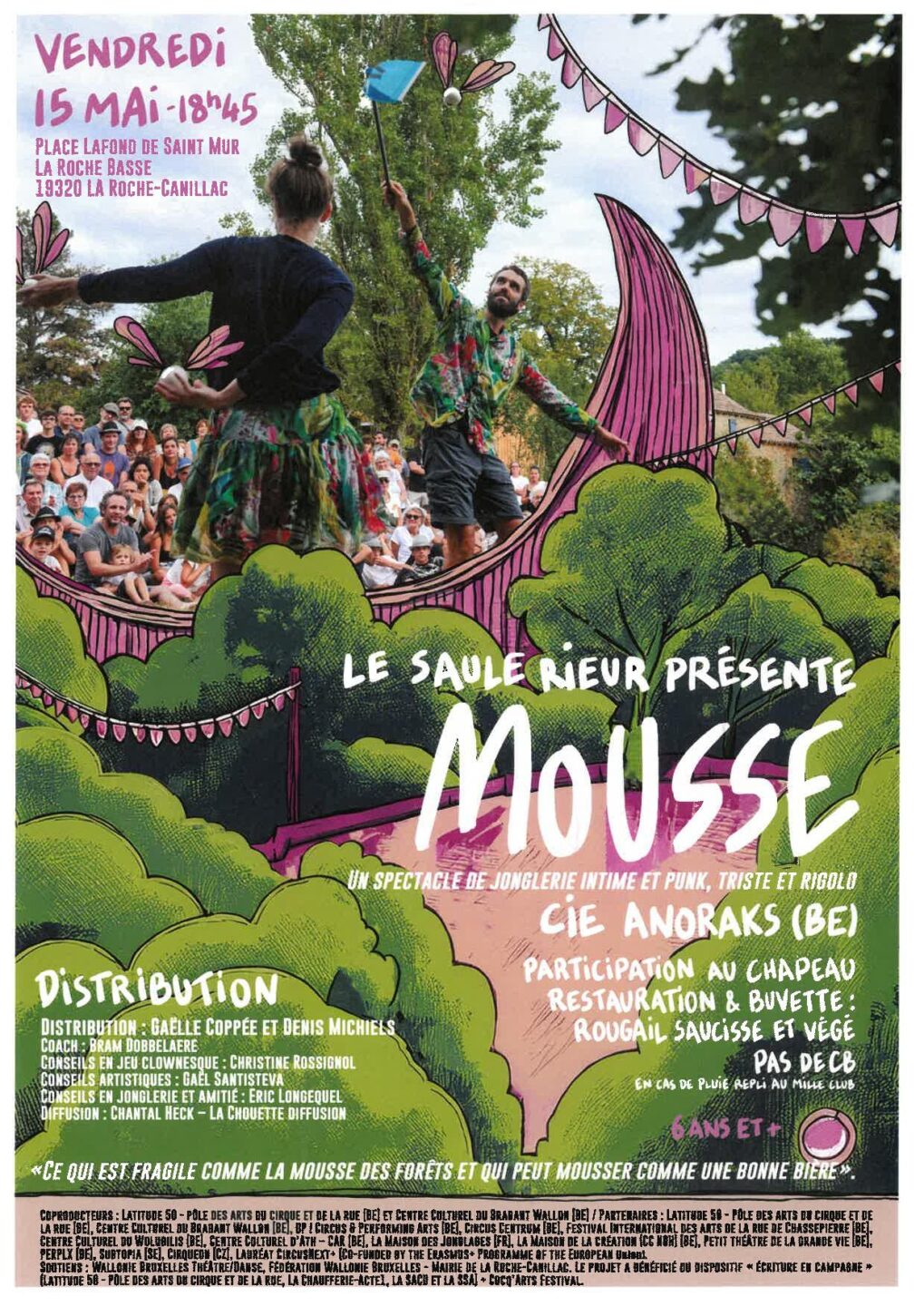 Mousse Place Lafond de Saint-Mur La Roche-Canillac