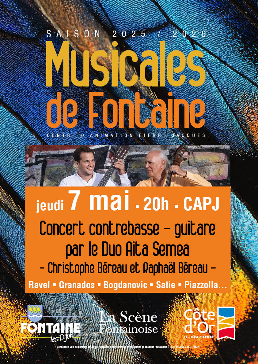 Musicales de Fontaine Echos dans les cordages Centre d&rsquo;animation Pierre Jacques Fontaine-lès-Dijon