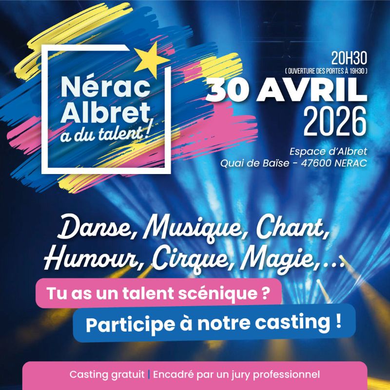 Nérac a du talent . 2ème édition Quai de la Baïse Nérac