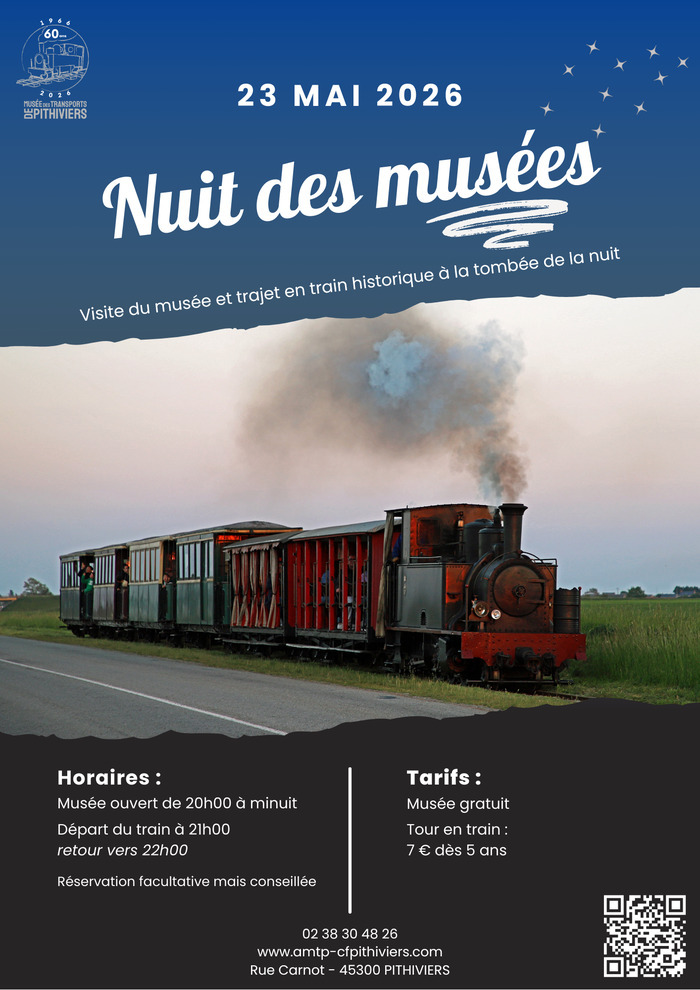 Nuit du Musée des Transports de Pithiviers, Musée des Transports, Pithiviers