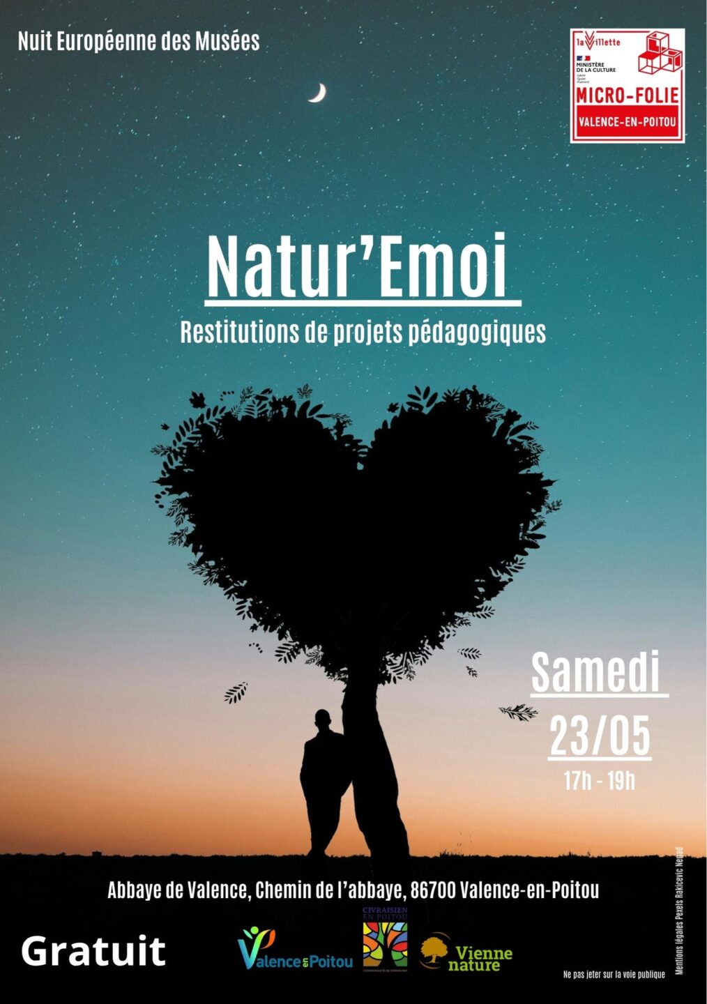 Nuit Européenne des Musées Chemin de l&rsquo;abbaye Valence-en-Poitou