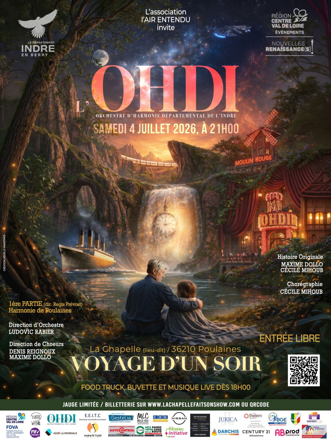 OHDi Orcherstre d&rsquo;Harmonie départementale de l&rsquo;Indre  Poulaines