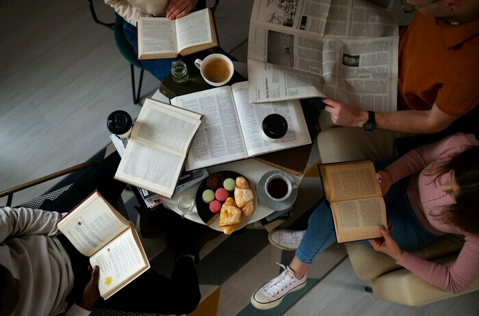 On papote et on sirote, Bibliothèque Saint-Sever, Rouen