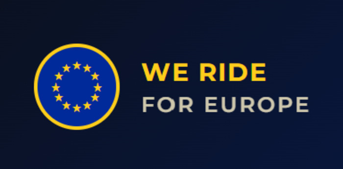 On roule pour l’Europe https://ride-for-europe.eu/, Parlement européen de Strasbourg, Strasbourg