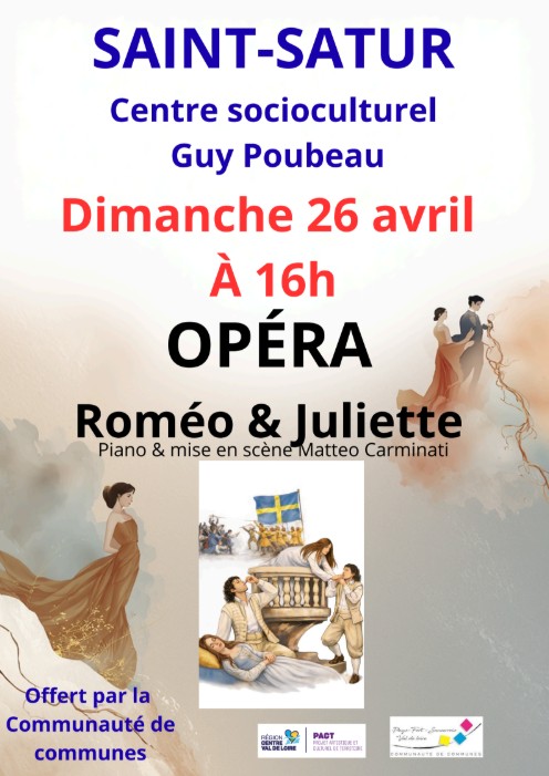 Opéra Roméo et Juliette  Saint-Satur 2026-04-26