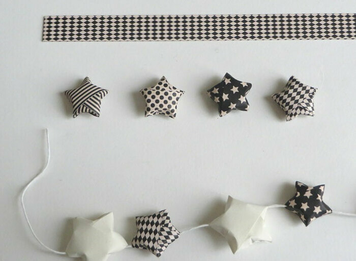 Origami : petites étoiles, Médiathèque José Cabanis, Toulouse