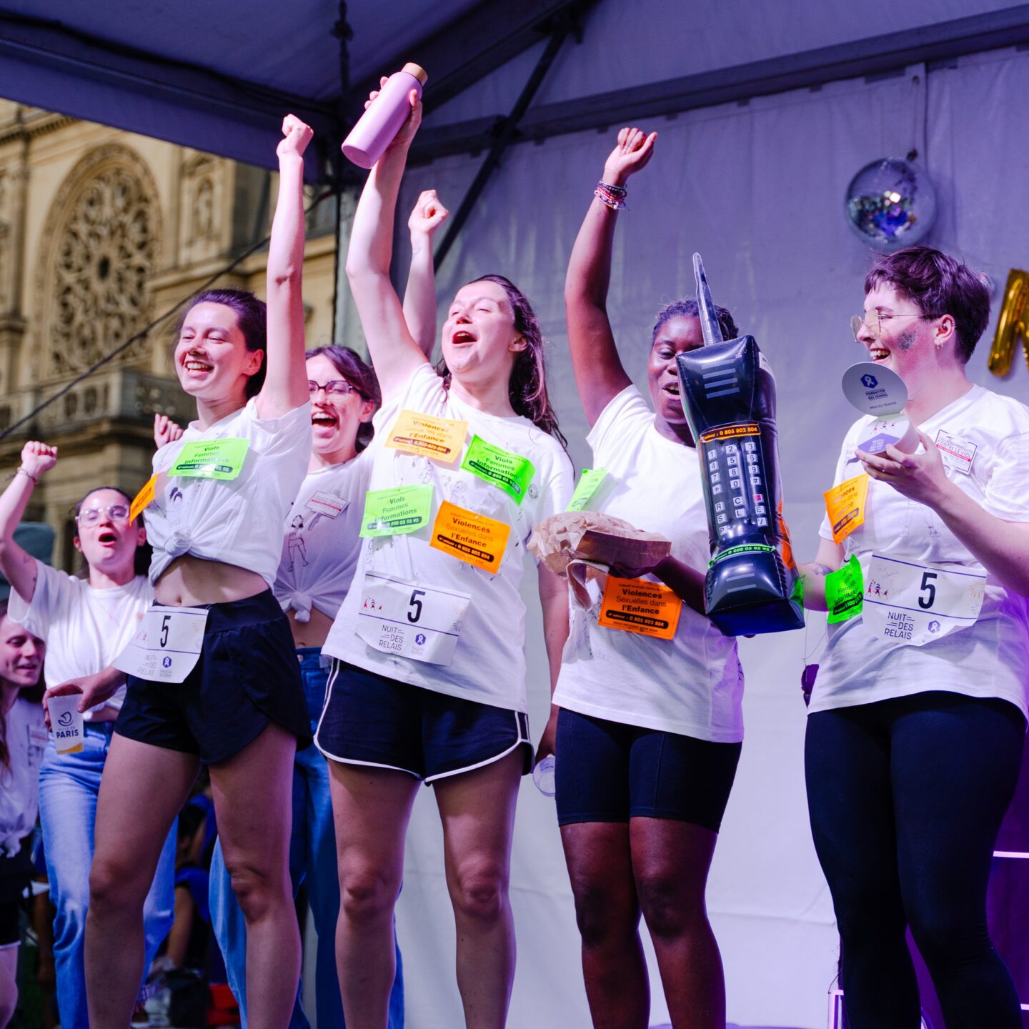 Coureuses ayant remportées un trophée sur la scène de la Nuit des Relais Paris en 2025
