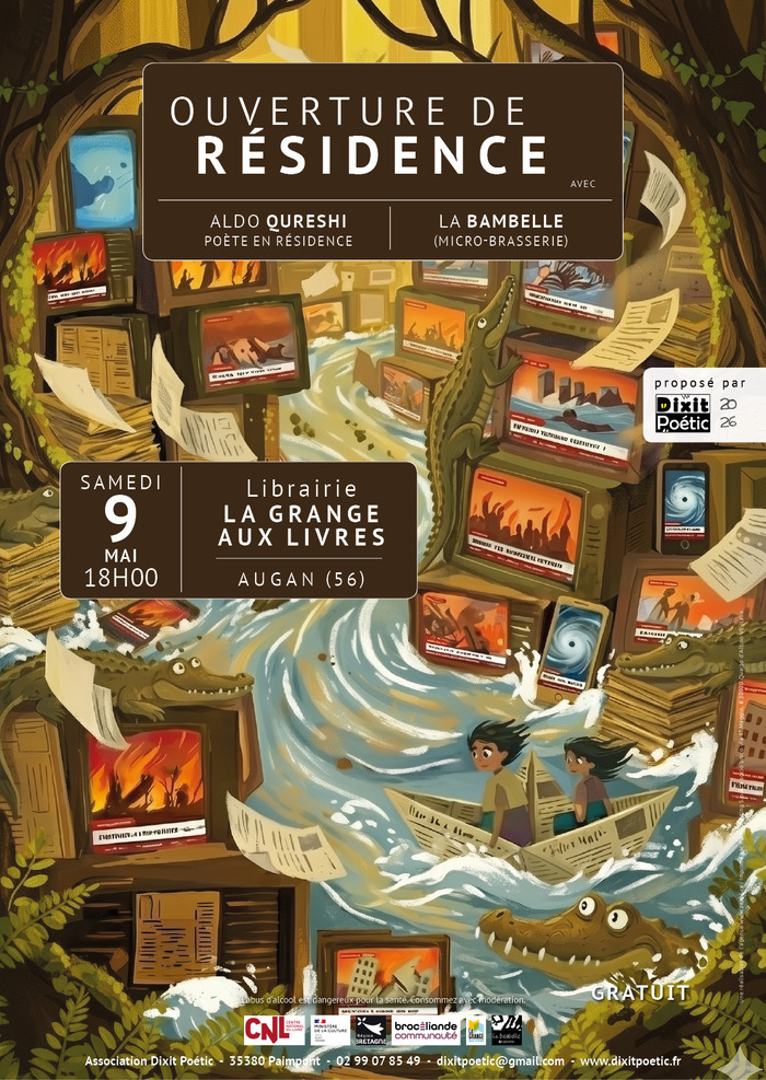 Ouverture de résidence Librairie La Grange aux Livres Augan