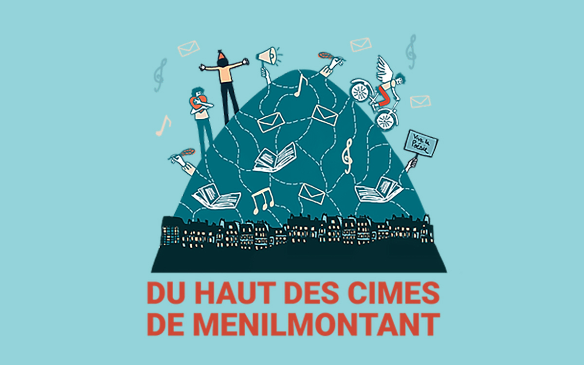 Ouverture du festival Du Haut des Cimes de Ménilmontant Librairie la Bicyclette Bleue Paris