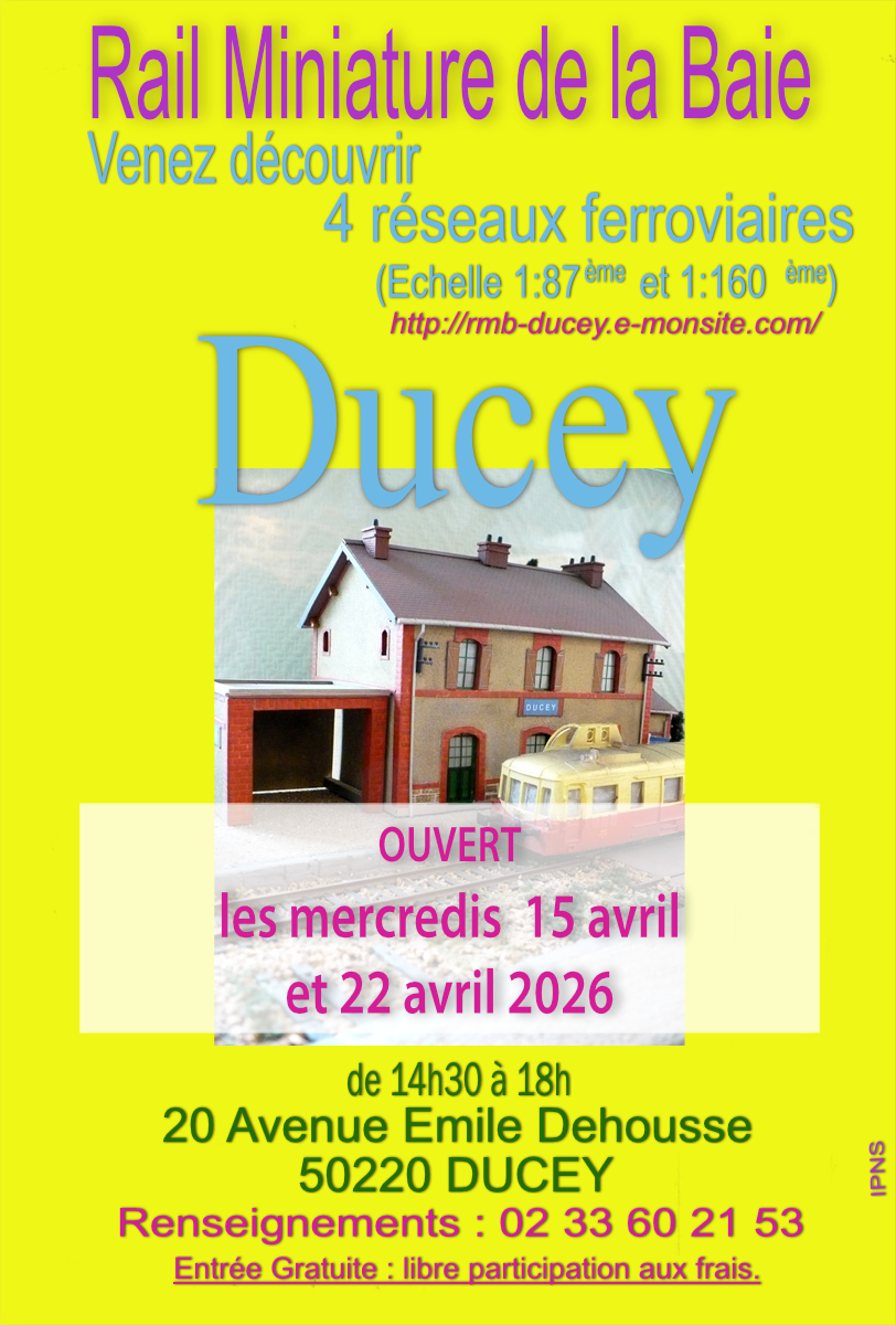 Ouverture du Rail Miniature de la Baie Ducey Ducey-Les Chéris