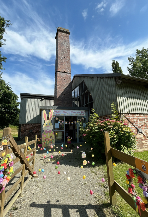 Pâques au musée Chasse aux œufs en chocolat à La Briqueterie  Saint-Martin-d&rsquo;Aubigny
