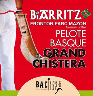 Pelote Basque Grand Chistera 2026 Avenue du Maréchal Joffre Biarritz 2026-07-09