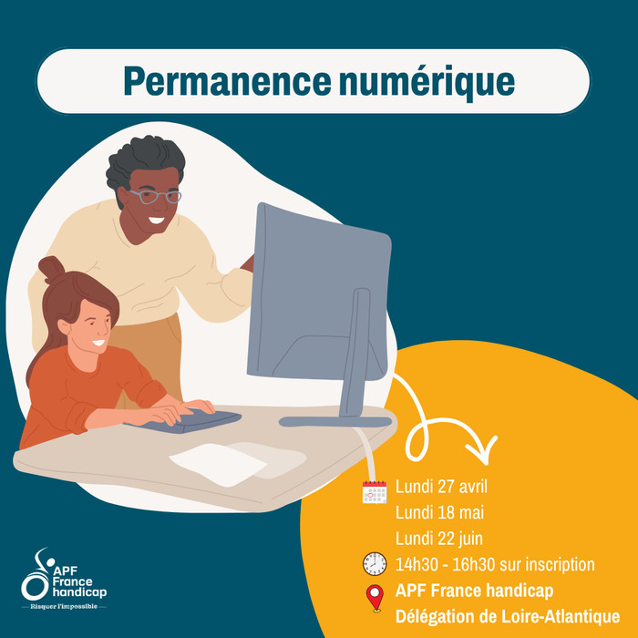 Permanence numérique, APF France handicap – Délégation, Nantes