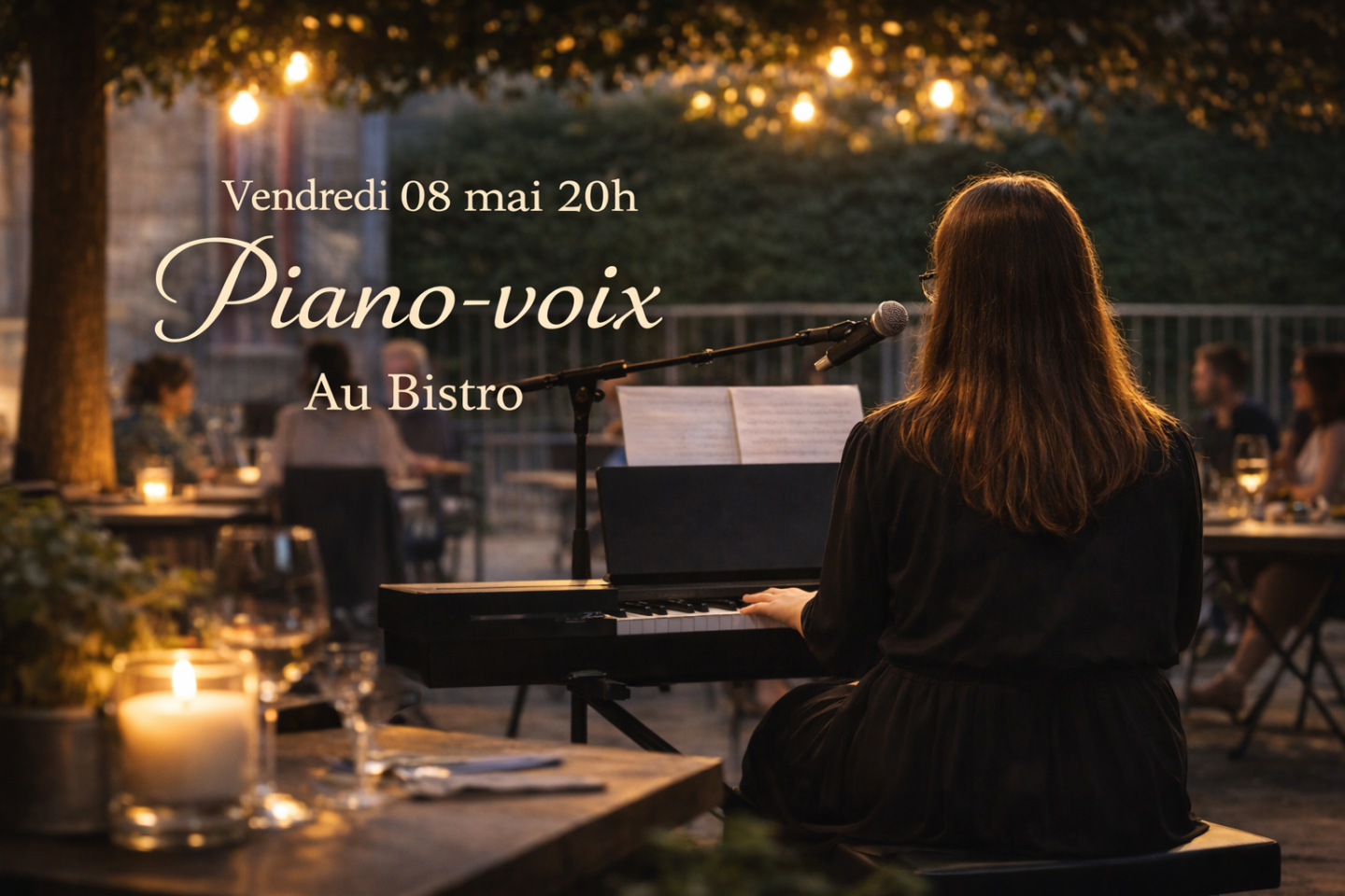 Piano-voix au Bistro Louise Sourie  Sainte-Savine