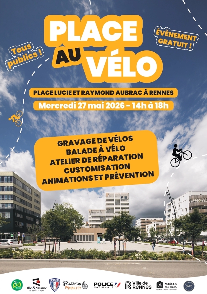 Place au Vélo Maurepas, place Lucie et Raymond Aubrac, Rennes