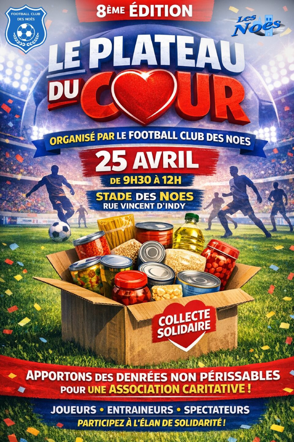 Plateau du cœur 8ème édition Stade de football des Noës Les Noës-près-Troyes 2026-04-25