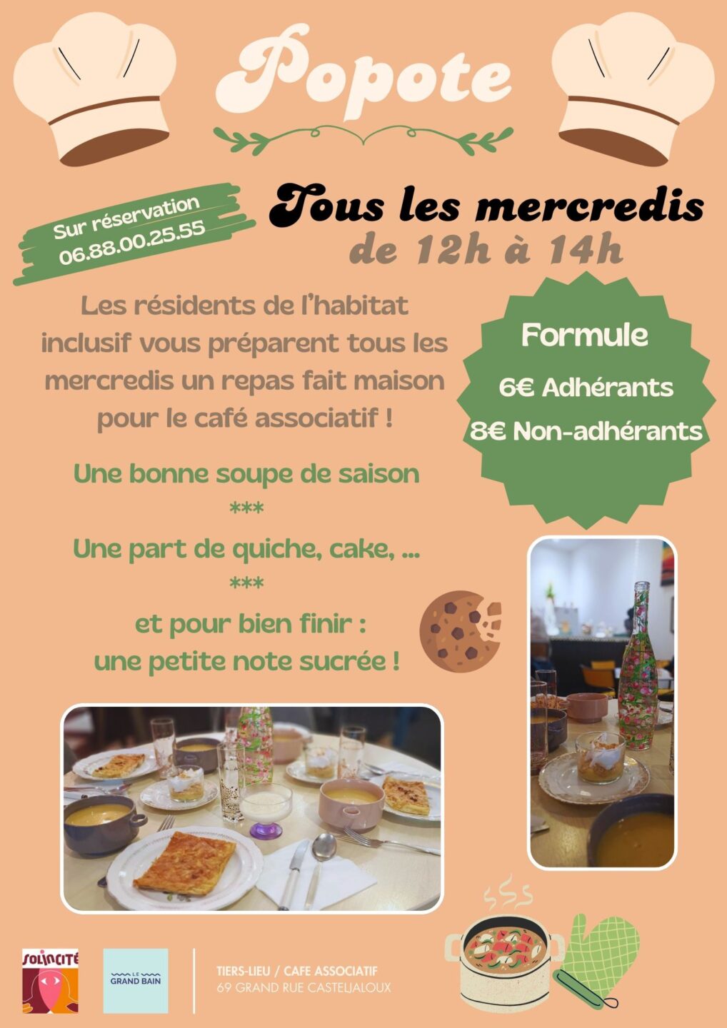 Popote du mercredi Le Grand Bain Casteljaloux